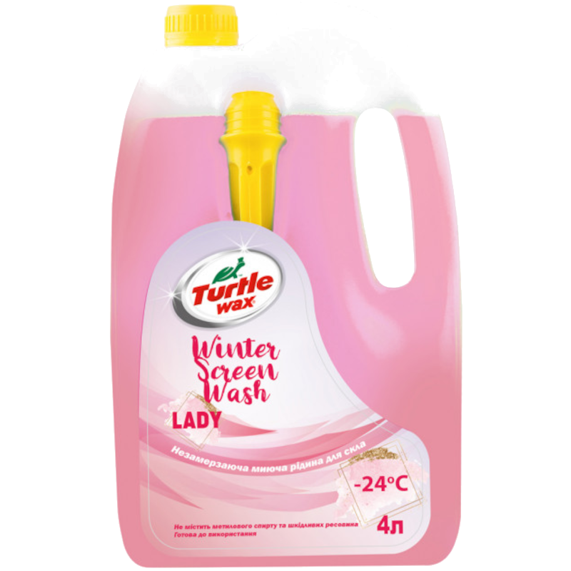 Рідина для склоомивача TURTLE WAX, зимова, -24°C, 4л